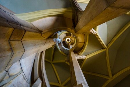 Gradually spiral staircase photo