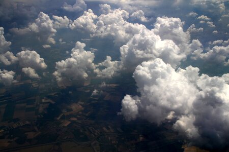 Plane white fluffy