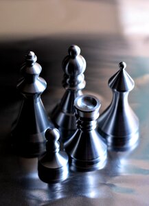 Craft chess game shiny photo
