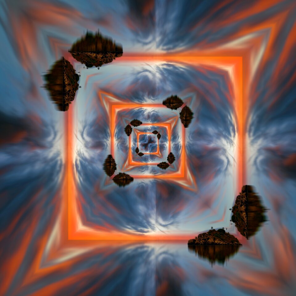 Sky landscape box