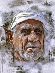 Man old turban