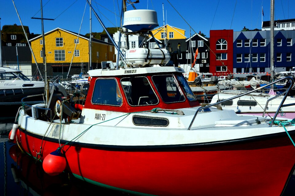 Houses row of houses torshavn