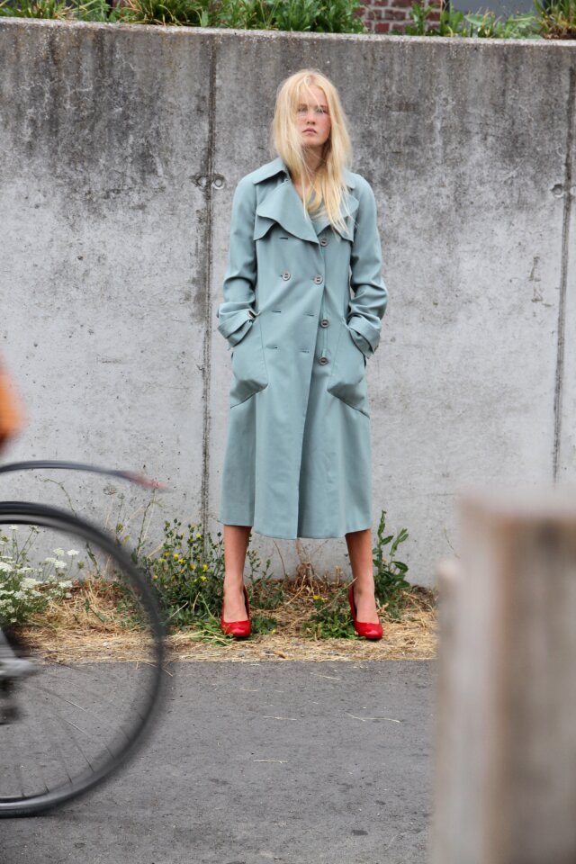 Blonde jacket fashion