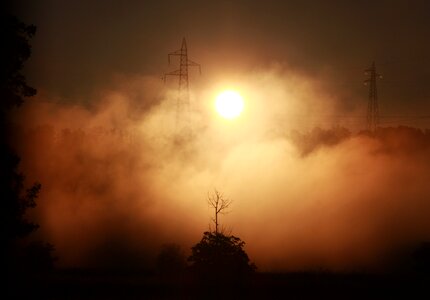 Landscape nature morning photo