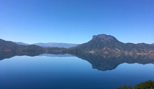 Mountains lake water