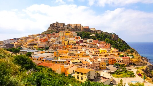 Castelsardo panorama city photo