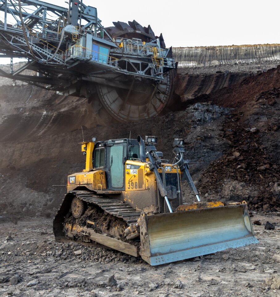 Brown coal mining technology