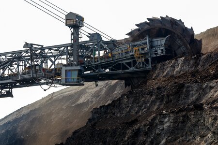 Brown coal mining technology photo