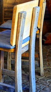 Wood furniture rustic photo