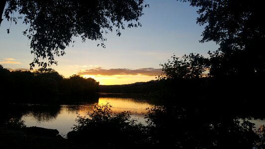 Reflection sky nature photo