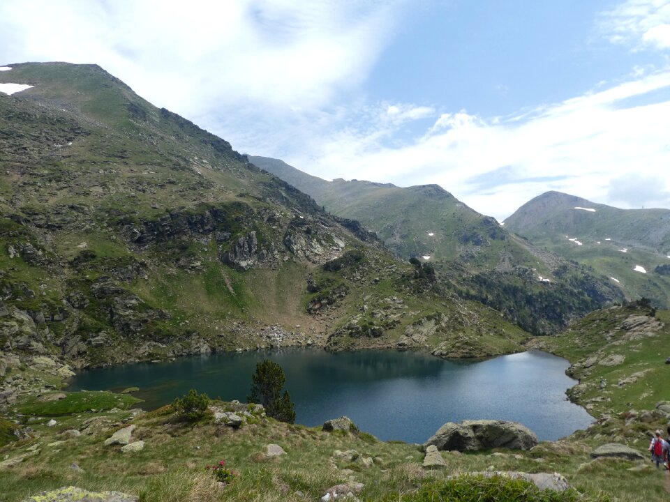 Lake mountain andorra photo