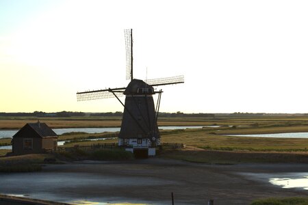 Windmill texel netherlands photo