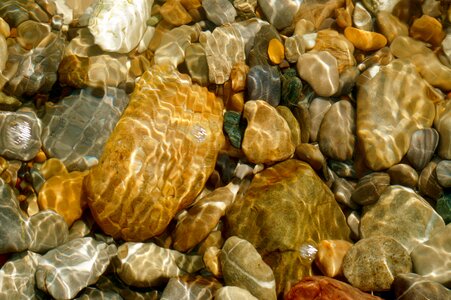 River stones background photo