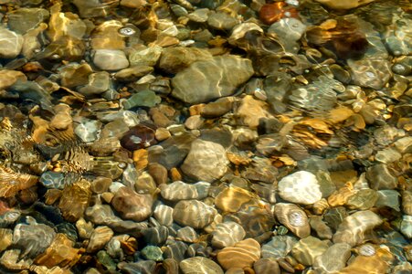 River stones background