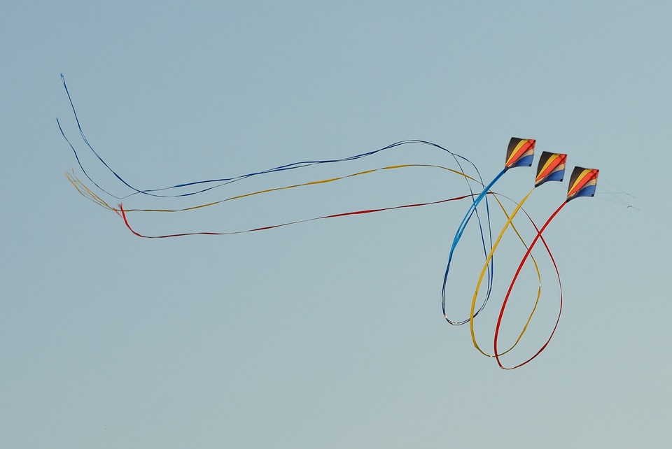 Looping ribbons freedom