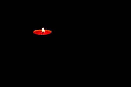 Light candles glow