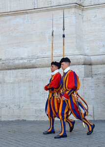 Vatican guard halberd photo
