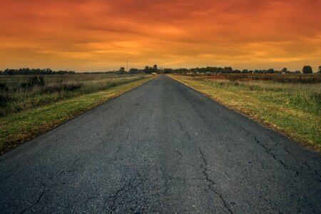 Destination landscape asphalt photo