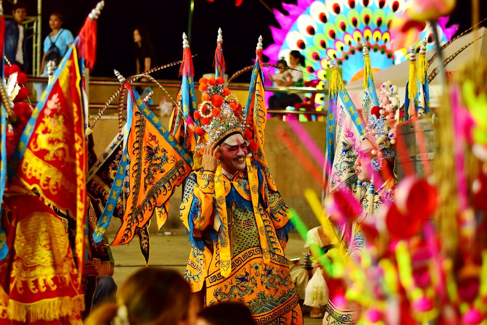 Chinese opera chinese new year makeup