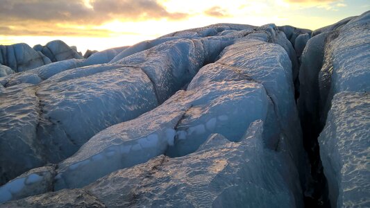 Glacier snow sun photo