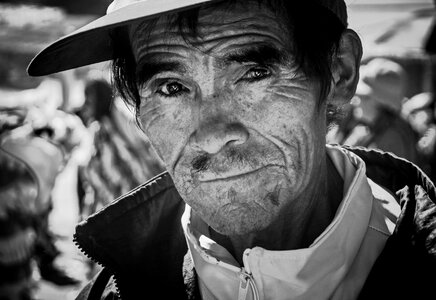 Portrait peruvian people photo