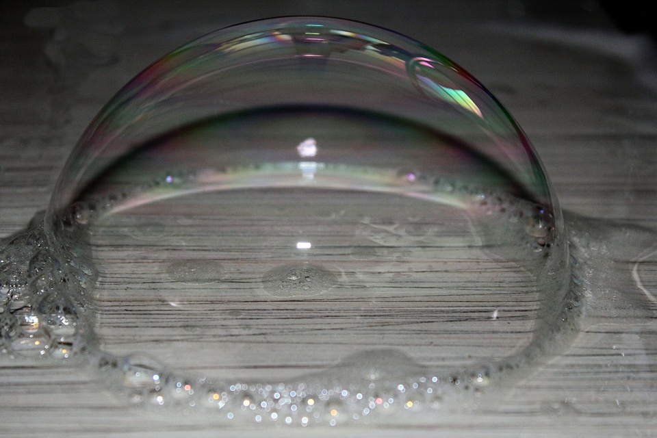 Round transparent clean photo