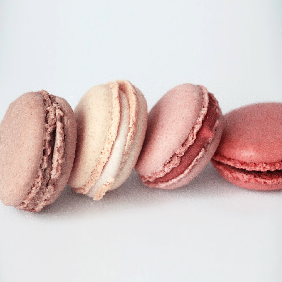 Sweet dish macarons cute wallpaper