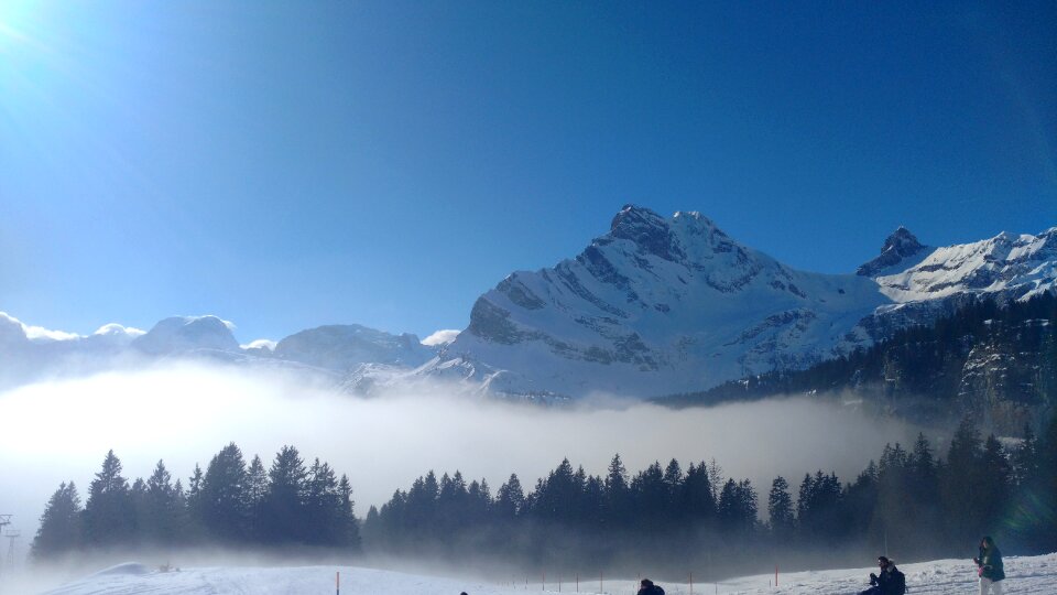 Landscape mountains panorama photo