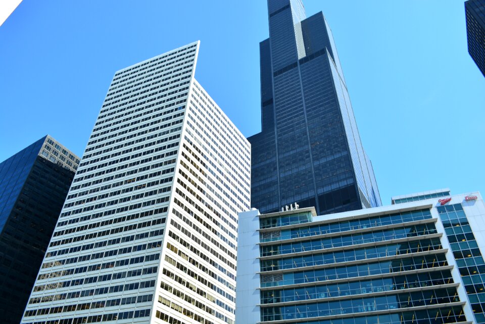 Chicago skyline skyscrapers