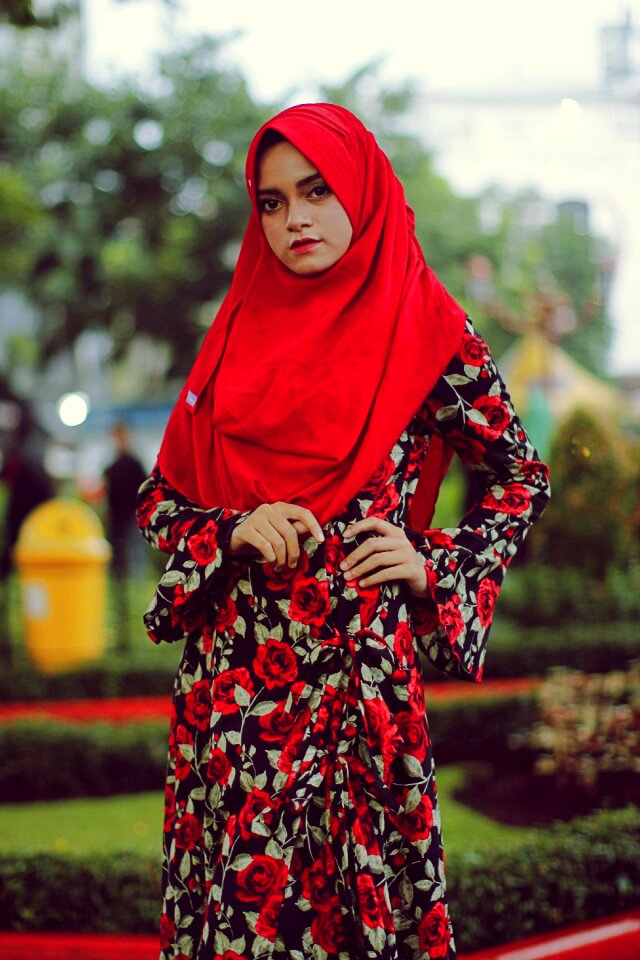Portrait girl islam