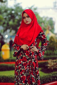 Portrait girl islam