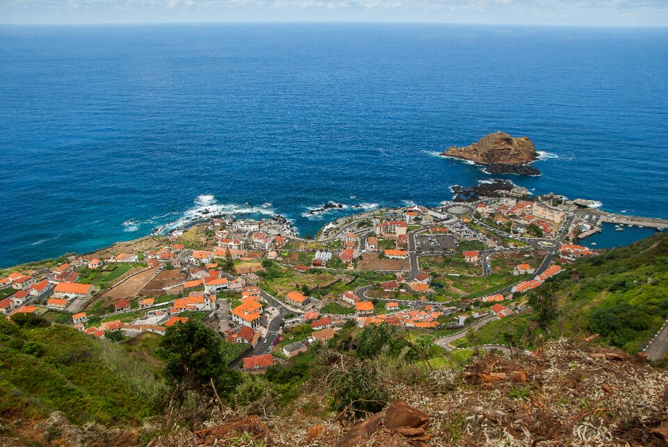 Porto moniz village atlantic photo
