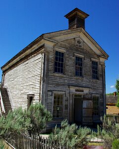 Ghost town old west america photo
