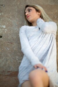 Woman female wall