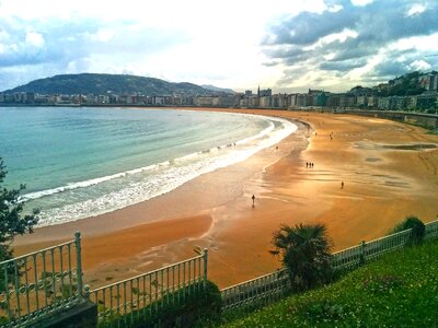 Landscape beach sky