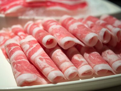 Slice roll grilled meat