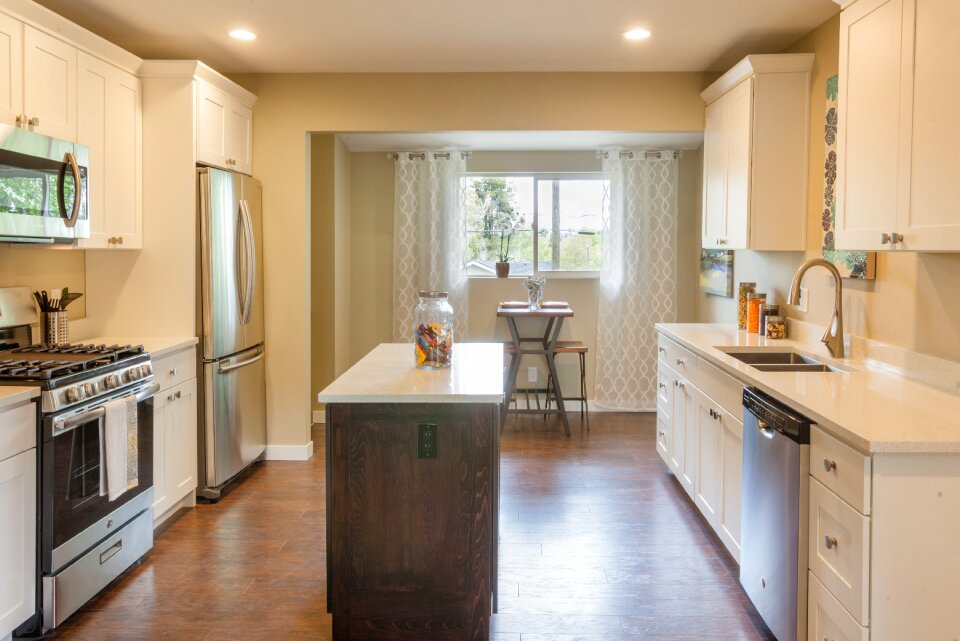 Island hardwood contemporary