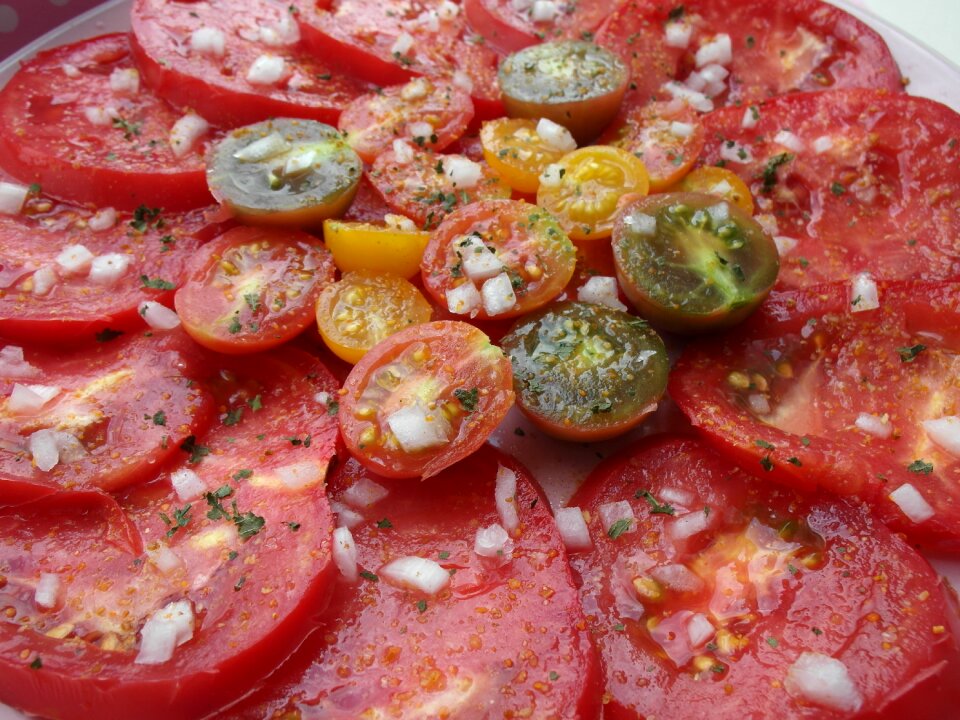 In the morning fresh meal