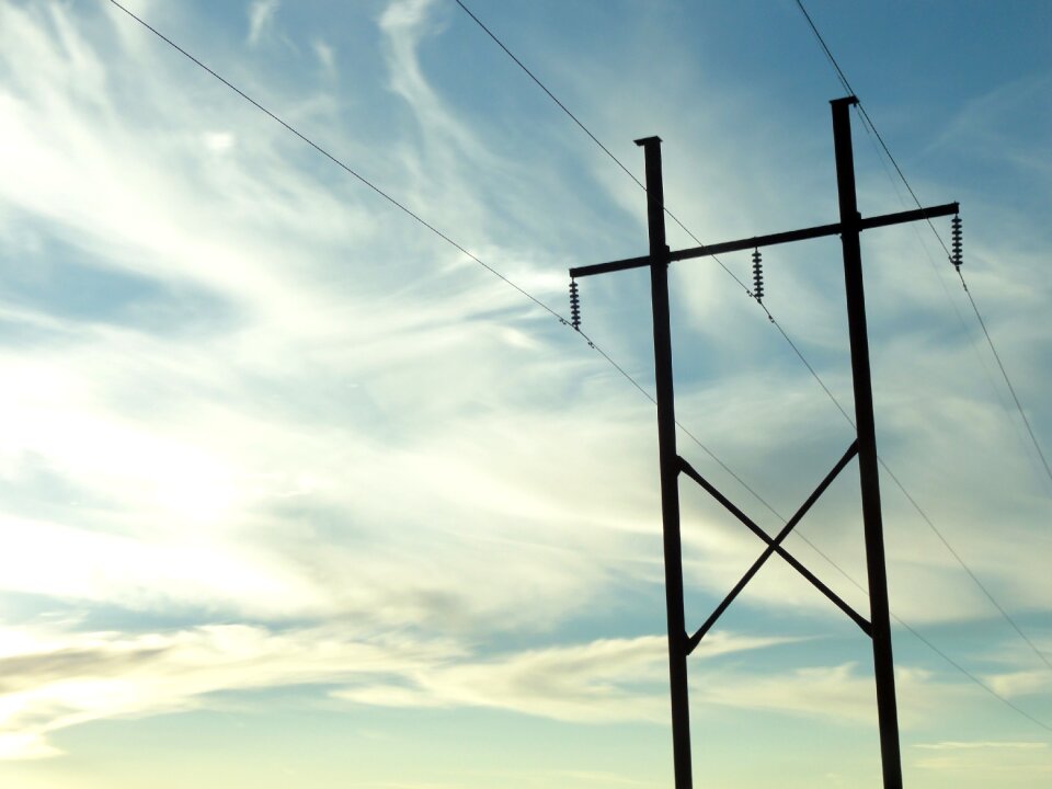 Lines clouds photo