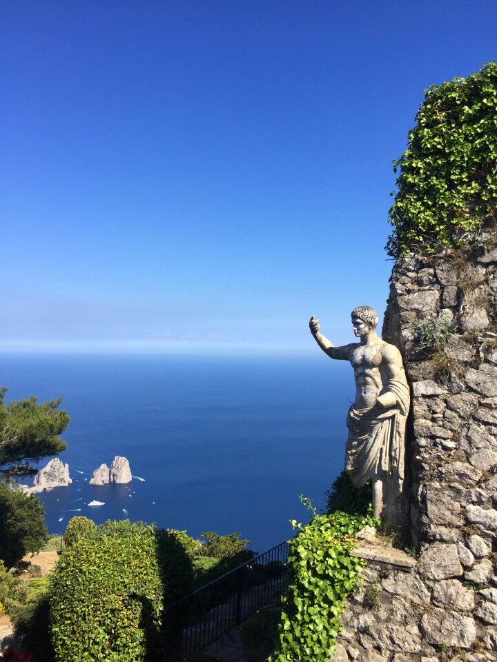 View scenery blue