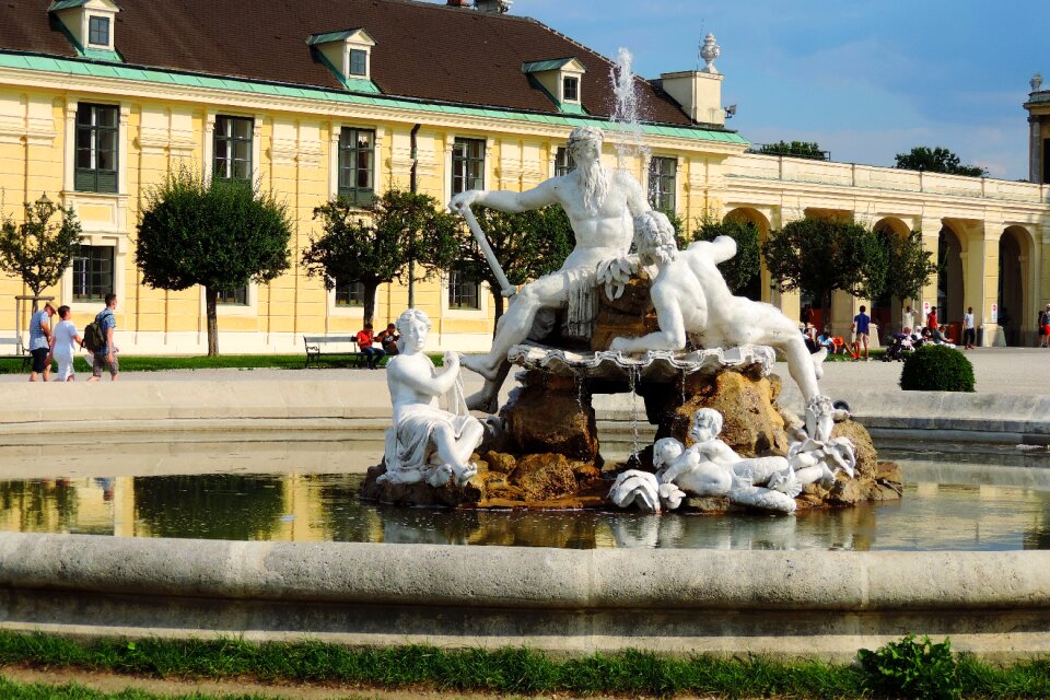Castle park fountain