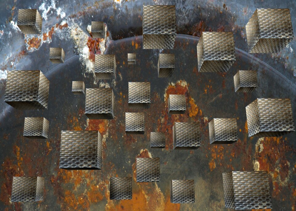 Texture metallic material