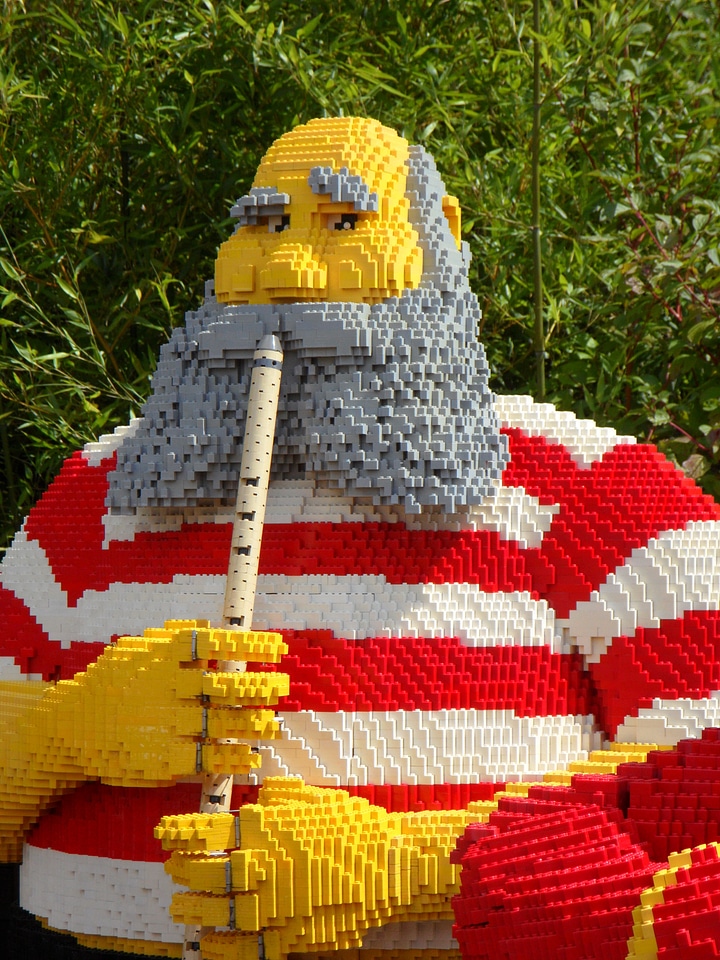Lego out of legos built