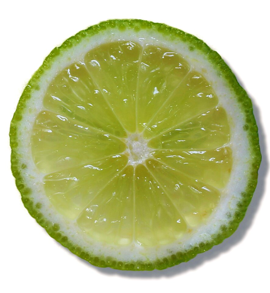 Citrus fruit background green yellow