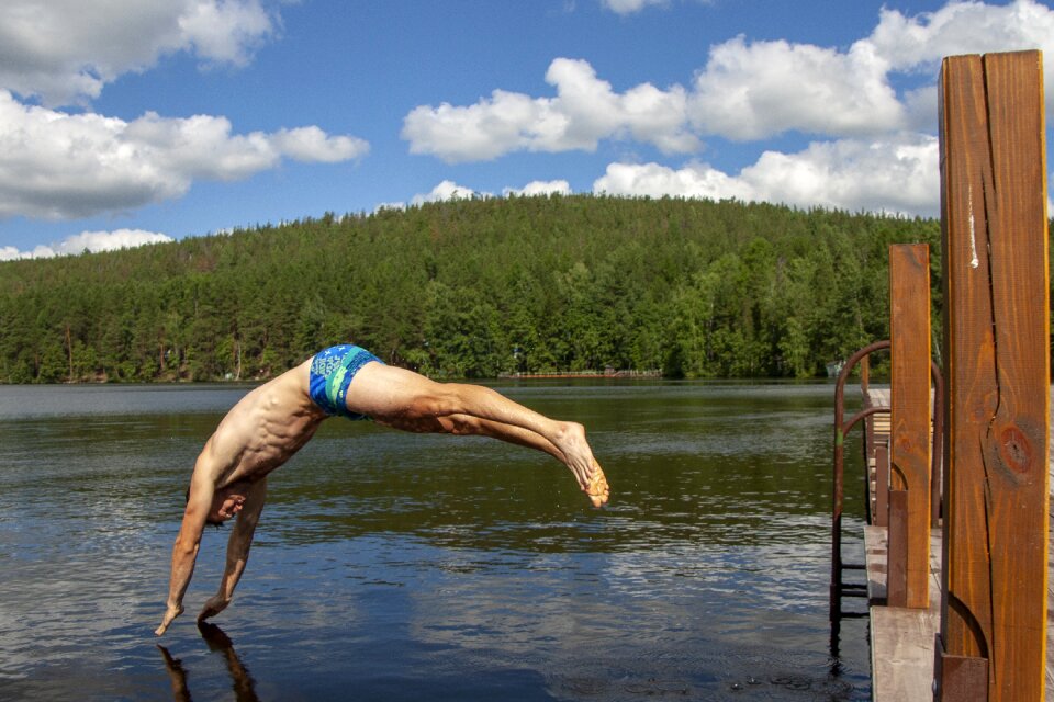 Swim man entertainment