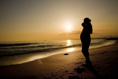 Woman baby family
