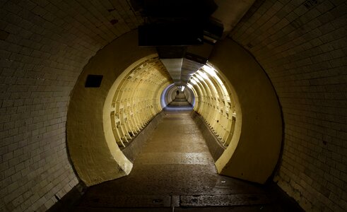 Lighting perspective underground photo