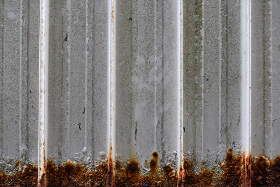 Old worn corrosion