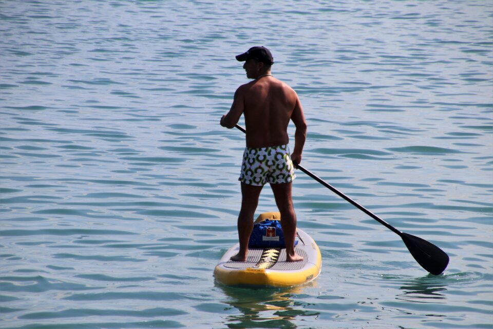 Relaxation fun paddleboard