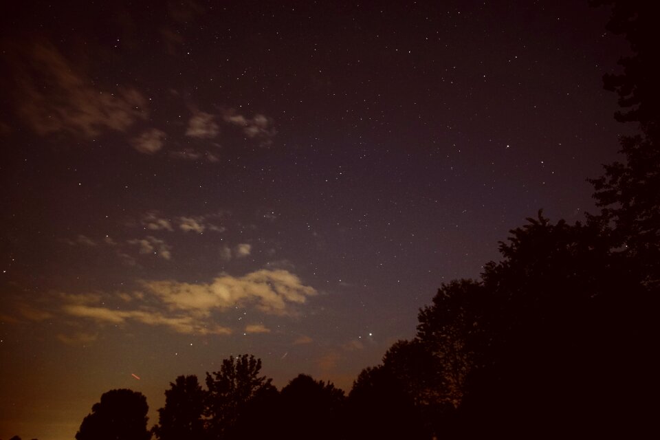 Moon dusk panorama